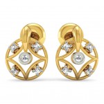Mandala Diamond Earring