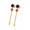  
Gemstone: Blue Sapphire+Ruby
Gold Color: Yellow