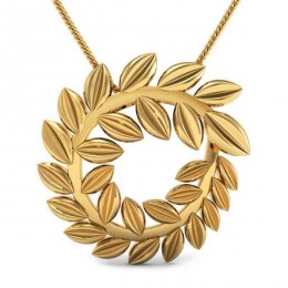 Flawless Gold Leafs Pendant