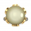  
Gemstone: Grey Pearl
Gold Color: Yellow