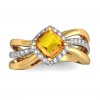  
Gemstone: Citrine
Gold Color: Yellow