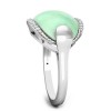  
Gemstone: Green Chalcedony
Gold Color: White
