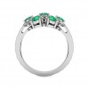  
Gemstone: Emerald
Gold Color: White