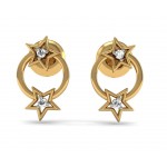 Multistar diamond earring