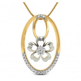 Diamond Belinda Floral Pendant