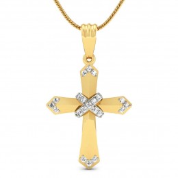Holy Cross Diamond Pendant